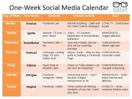 1-Week Content Calendar (9 posts)
