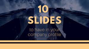 Corporate Presentation (10 slides)